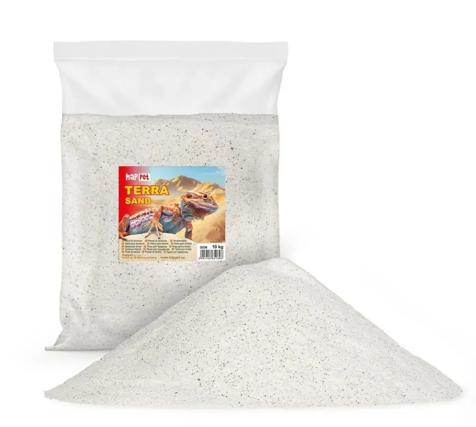 Happet Terrariensand Creme 10 kg Feinsand Bodengrund