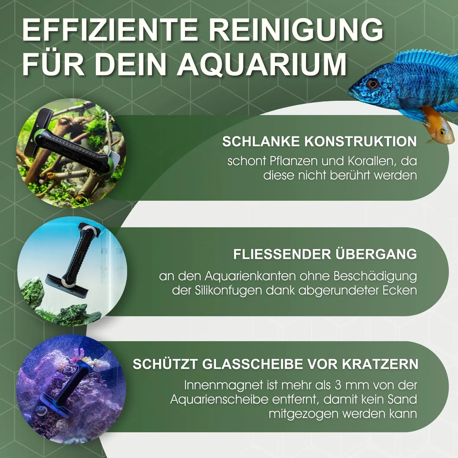 Tunze Care Magnet Strong+ Scheibenreiniger 20-25mm Glas