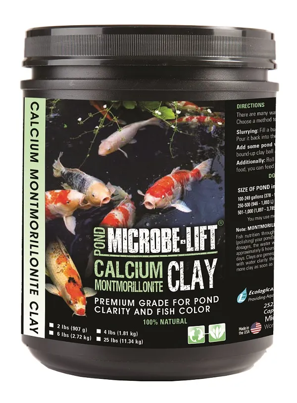 Microbe-Lift Calcium Montmorillonite Tonmineral Teich