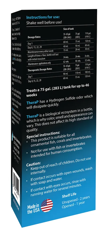 Microbe-Lift TheraP Bakterienkur Filter Teich Aquarium