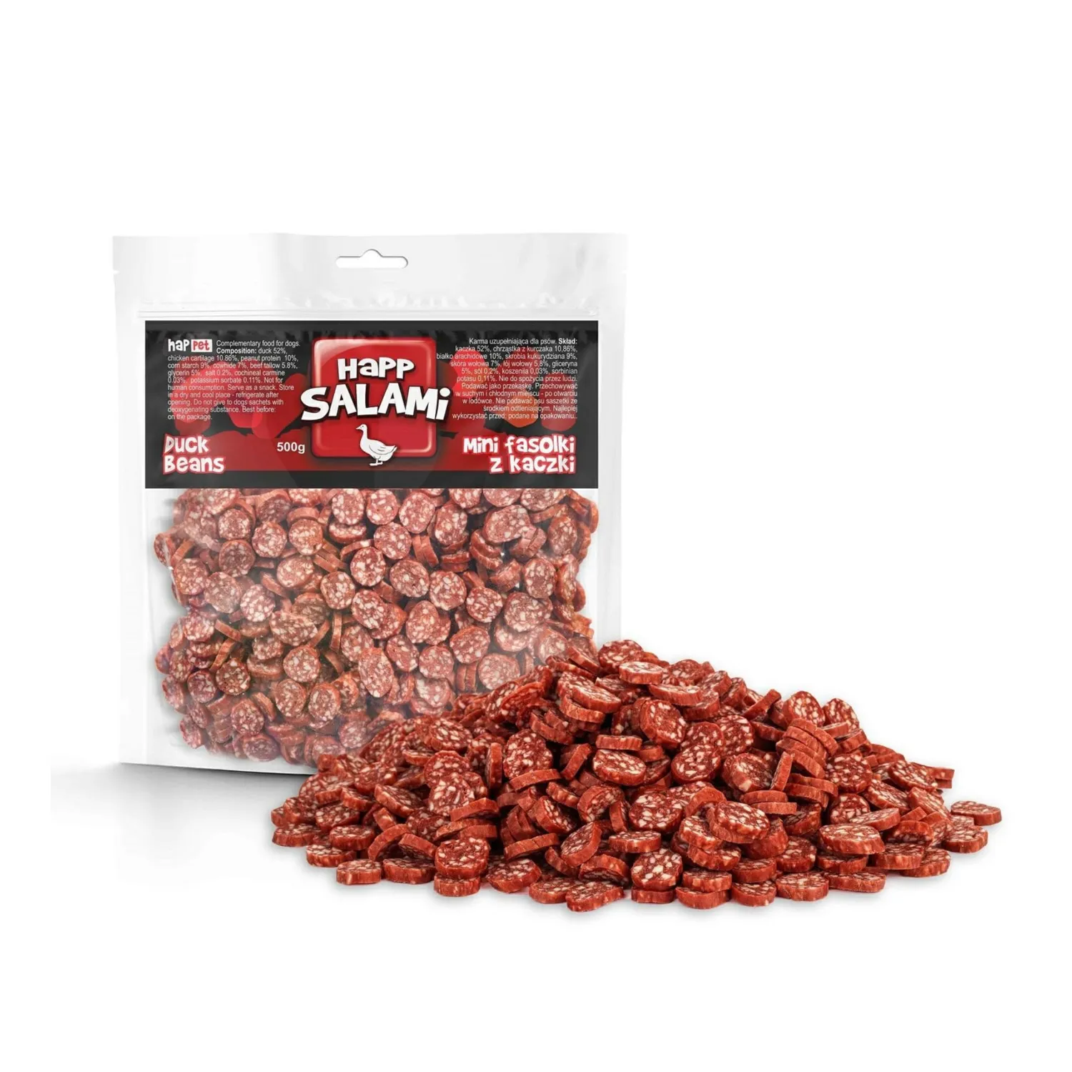 Happet Rindersalamiwürfel Hundesnack 100 g proteinreich