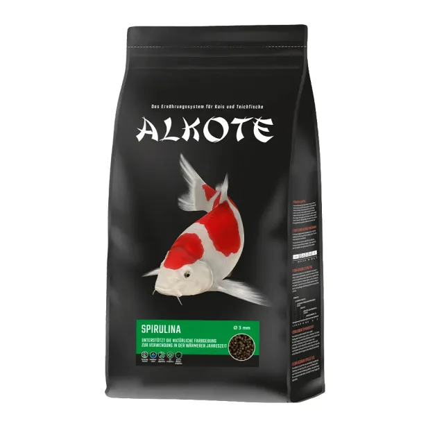 ALKOTE Spirulina Koifutter 6 mm 3 kg für Sommerfarbe