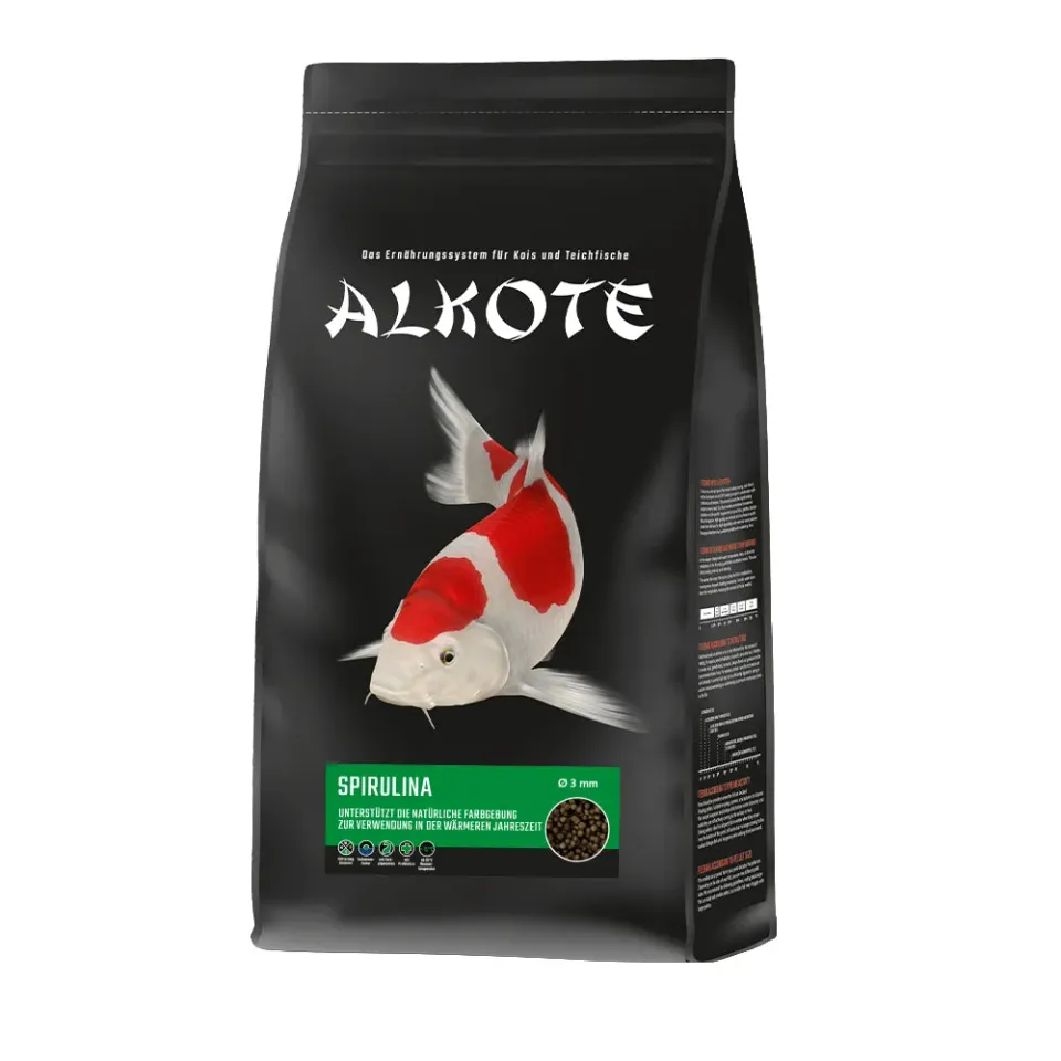 ALKOTE Spirulina Koifutter 6 mm 3 kg für Sommerfarbe
