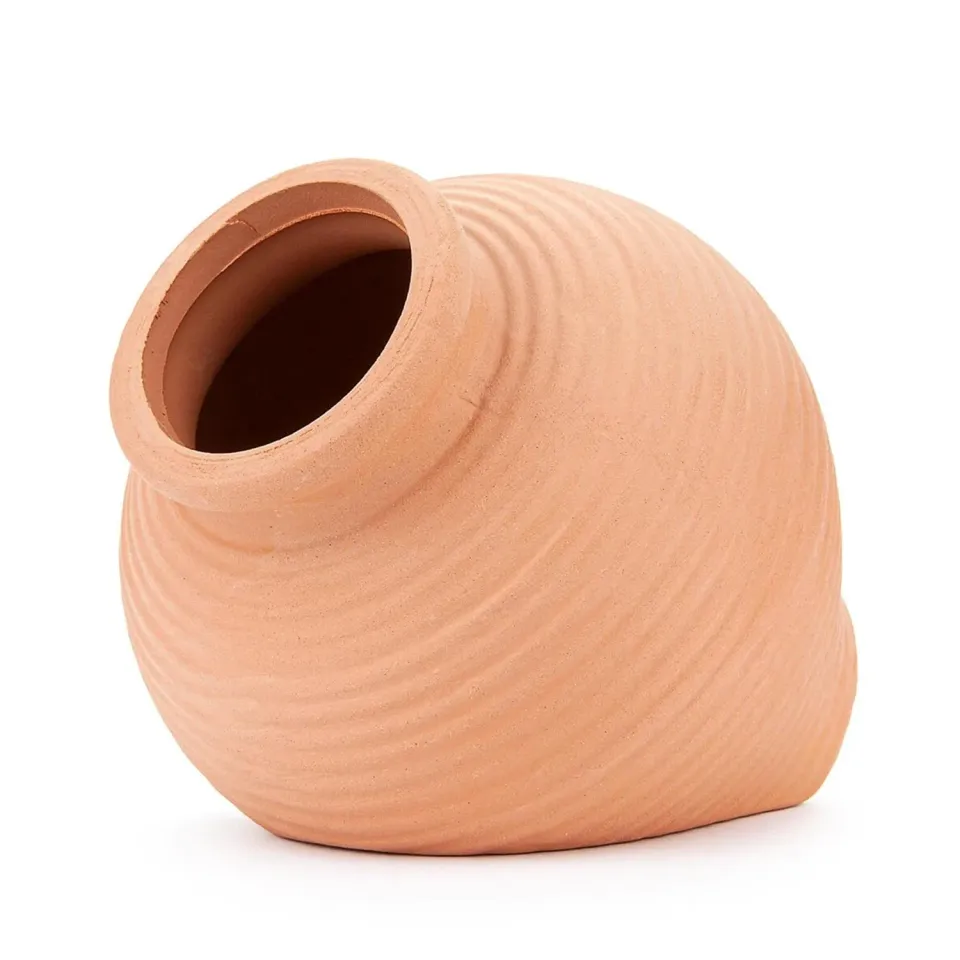 Happet Amphore Ablaichhöhle Ton terrakotta groß 12 cm