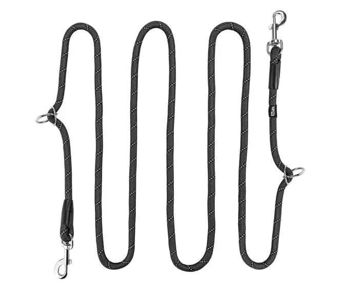 Happet Seilleine S Blau 3 m Nylon-Hundeleine verstellbar