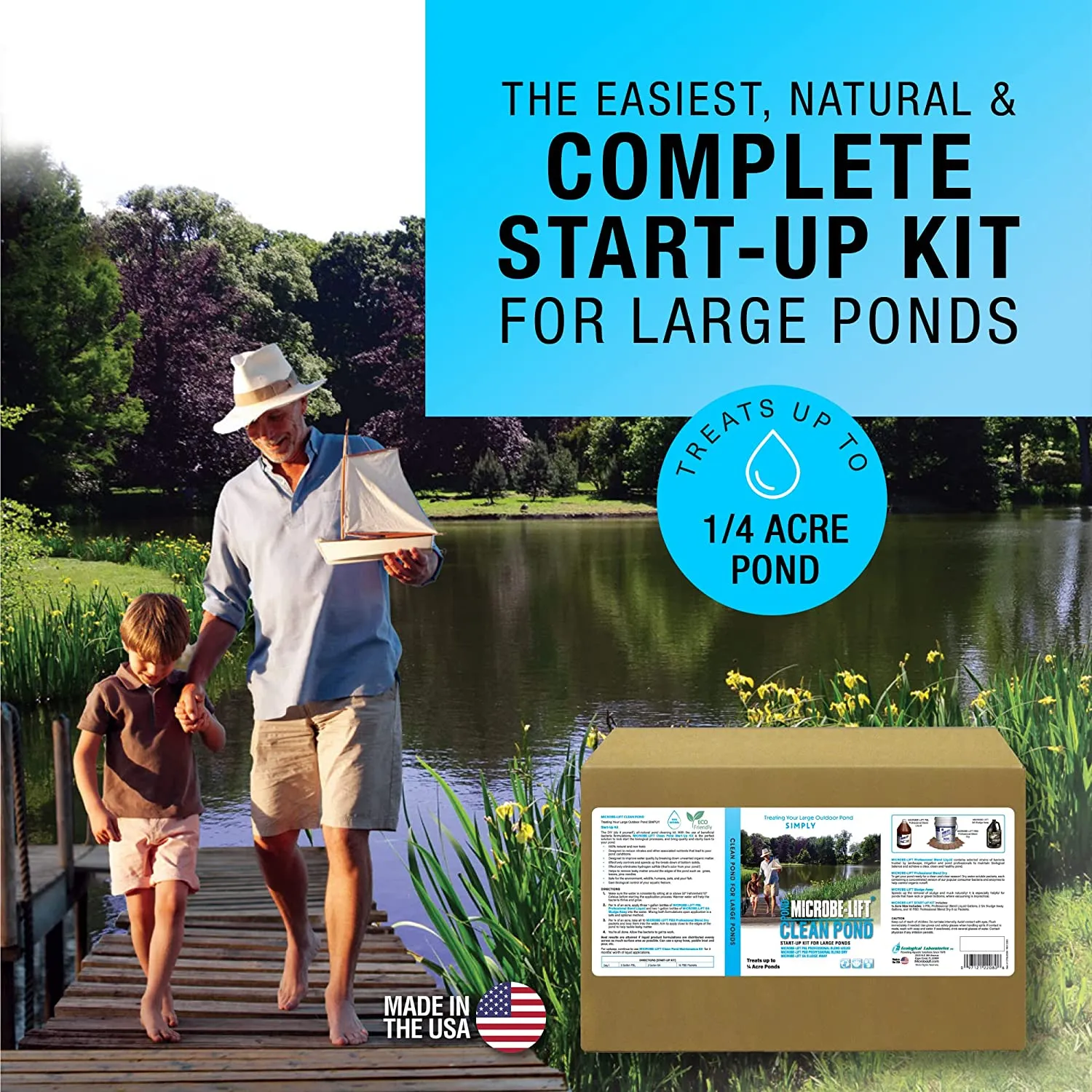 Microbe-Lift Clean Pond Start-Up Kit Teichstarterset