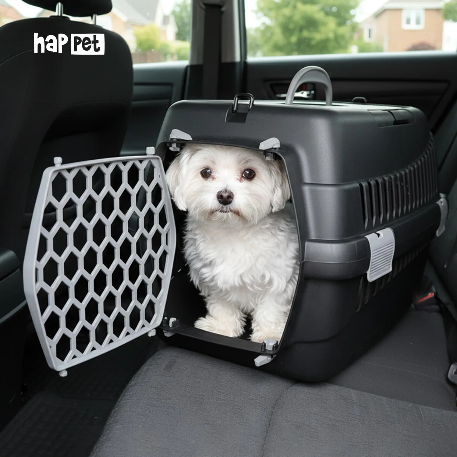 Happet Teddy S Katzentransportbox grau 50x33x33 cm
