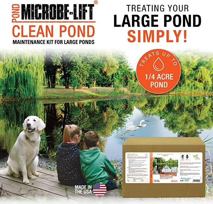 Microbe-Lift Clean Pond Maintenance Kit Teichpflege 6x 3,8 L