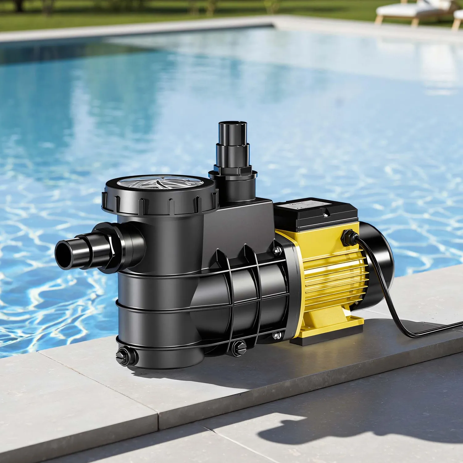 SunSun Poolpumpe 5000 l/h 220 W mit Schwimmer