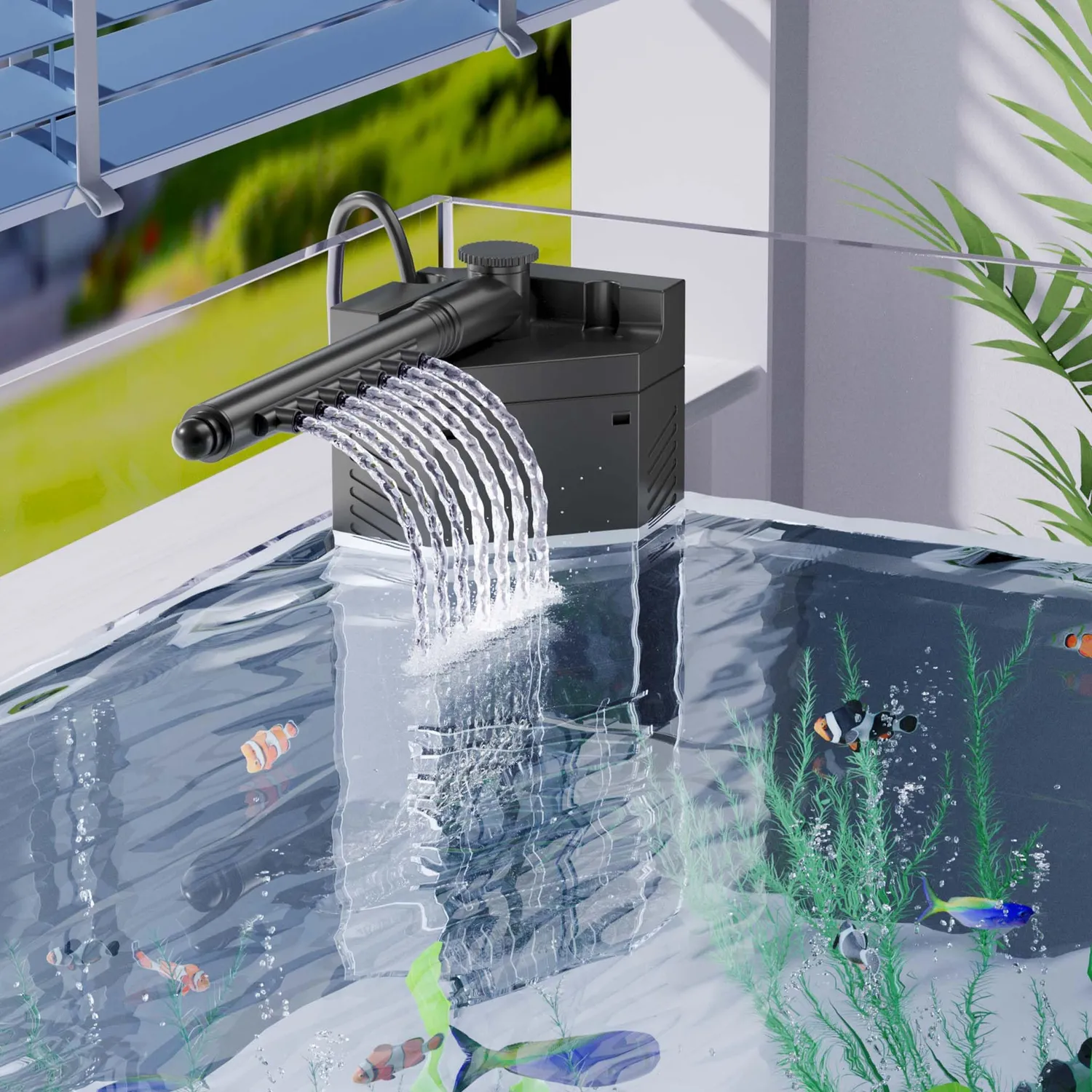 SunSun JP-092 Innenfilter Aquarium 250 l/h bis 40 L