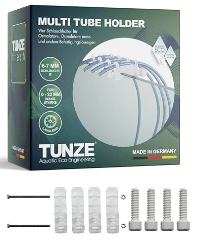 TUNZE Comline Multi Tube Holder Schlauchhalter 4 Stück