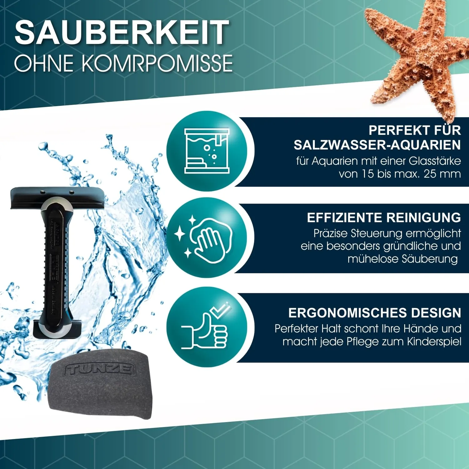 Tunze Care Booster Schwimmkörper Algenmagnet Griff