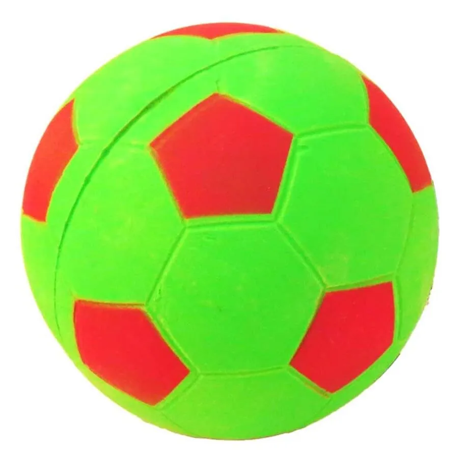 Happet Fußball 90 mm Hundeball Orange weich