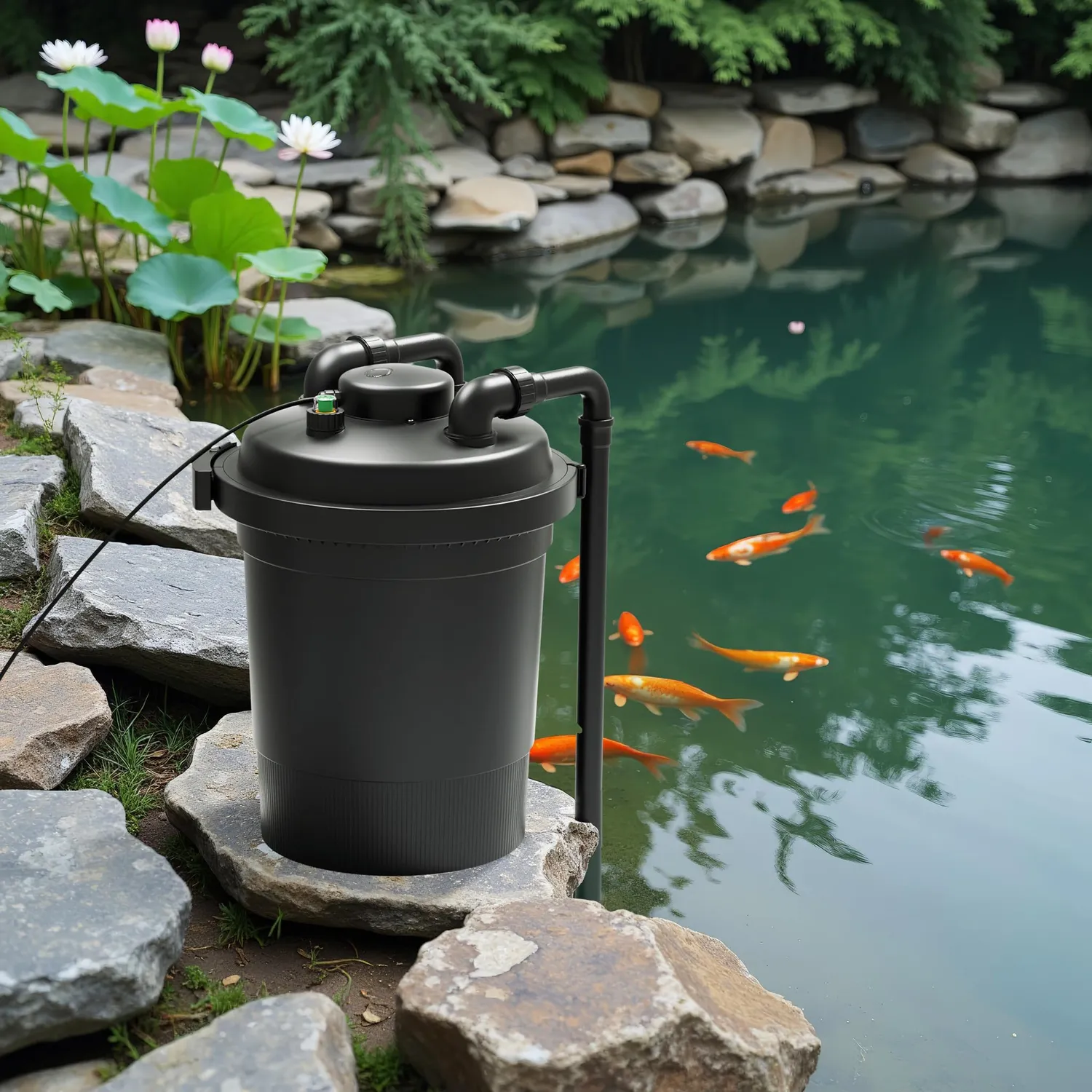 SunSun CPF-380 Druckfilter Set mit NEO3800 Pumpe 11W UVC