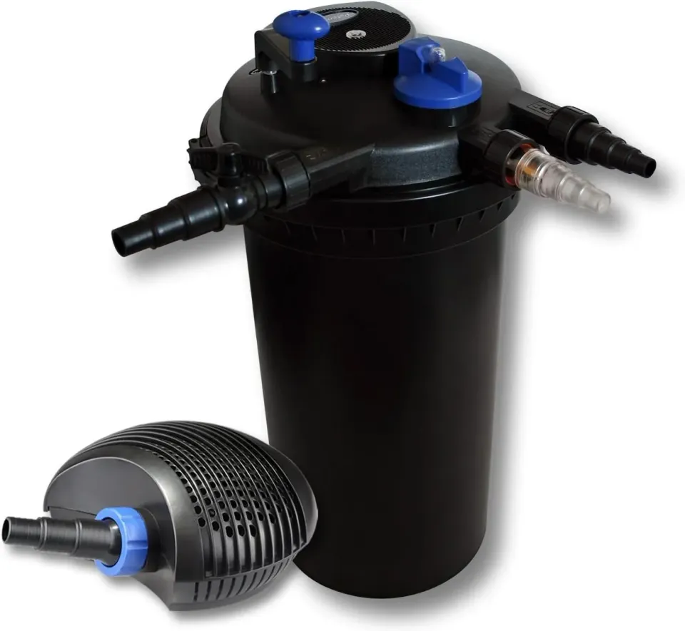 SunSun CPF-15000 Druckteichfilterset 6000 l/h 18W UVC
