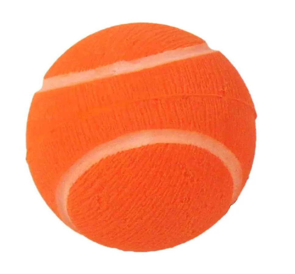 Happet Tennisball 90 mm Hundeball Gelb Glitzer weich
