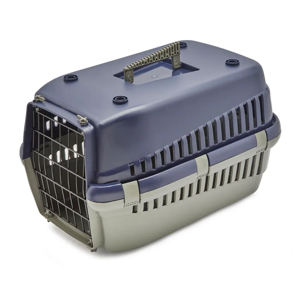 Happet Oggy S Transportbox 49x33x30 cm Blau Katzenbox