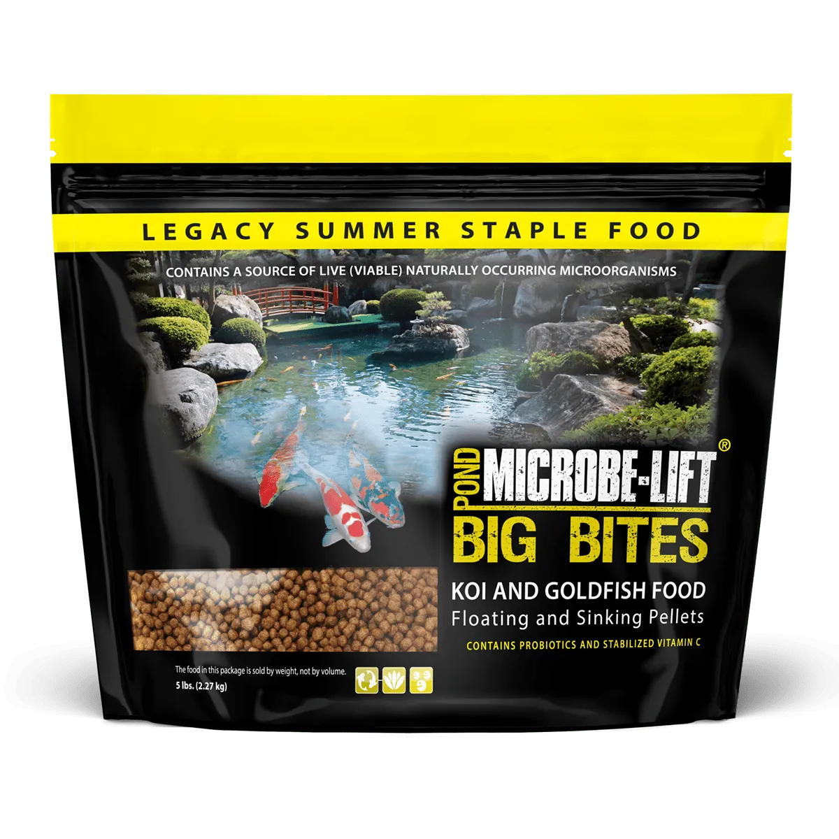 Microbe-Lift Legacy Big Bites Teichfischfutter Pellets