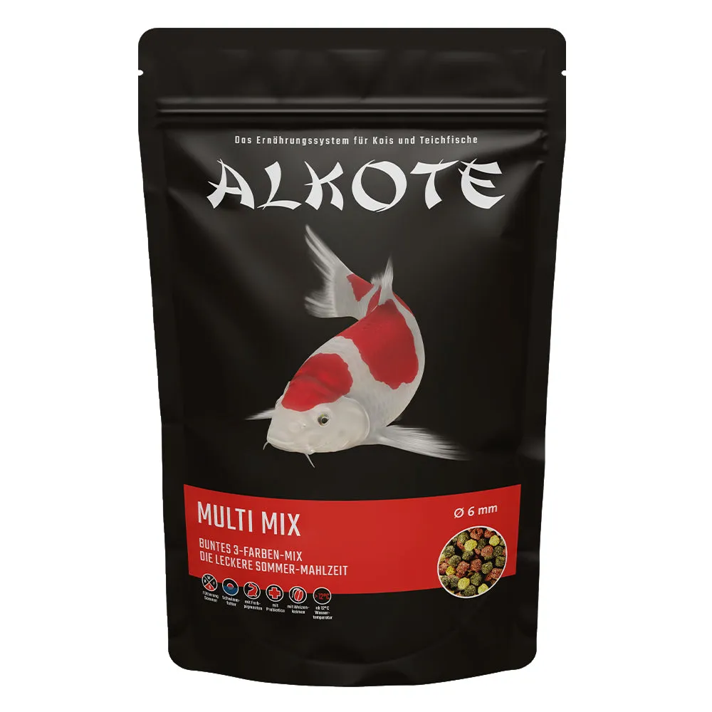 ALKOTE Multi-Mix Koifutter 6 mm 500 g Sommer 3-Farben