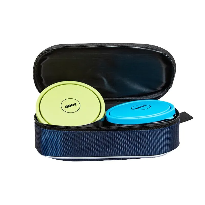 Happet Reise-Set L Napf 2x0,5 L Edelstahl
