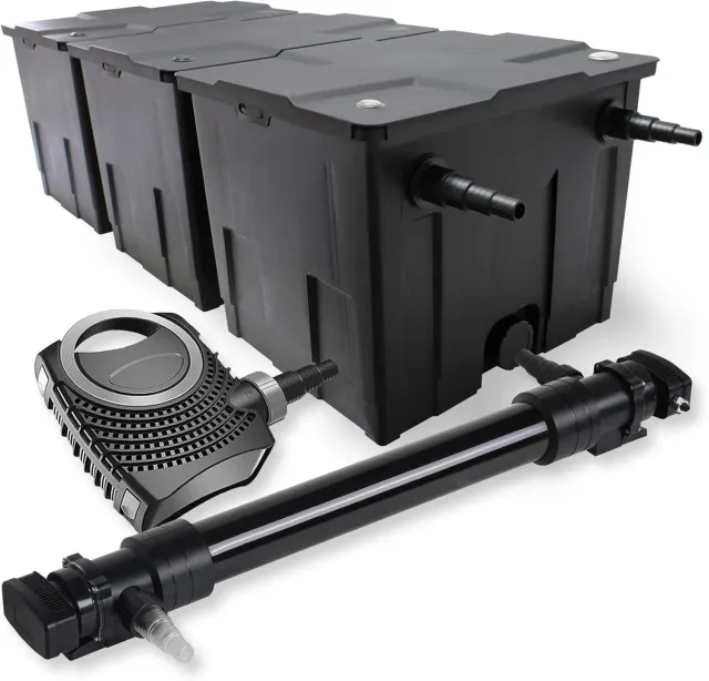 SunSun CBF-350C Teichfilter Set 90000L 10000l/h 72W UVC-Klärer