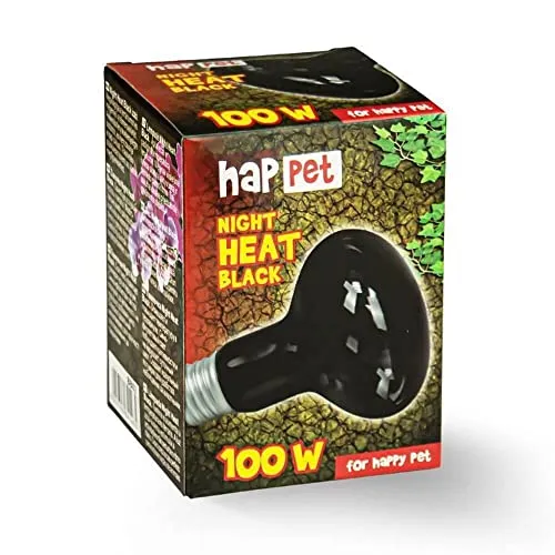Happet Terrarium Wärmelampe 60 W Schwarzlicht E27