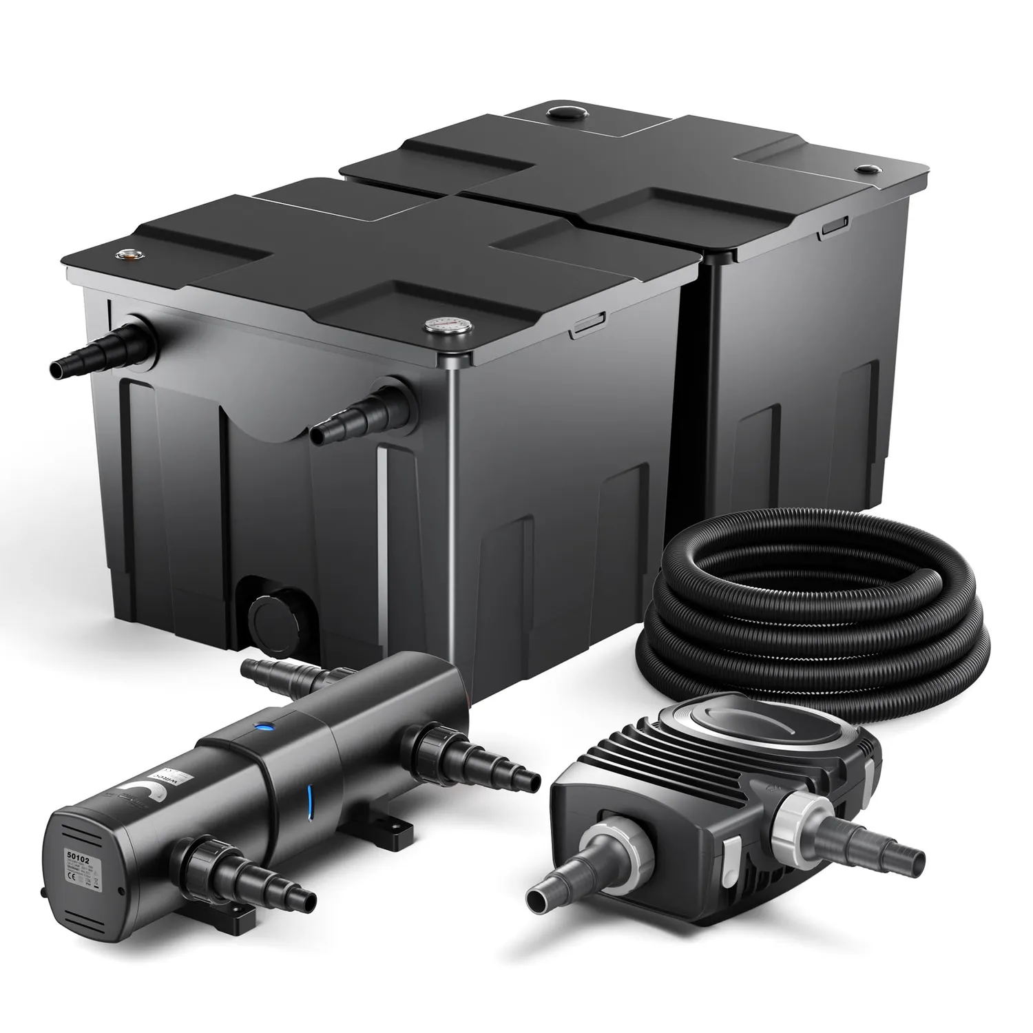 SunSun CBF-350B Teichfilter Set 10000l/h 24W 25m