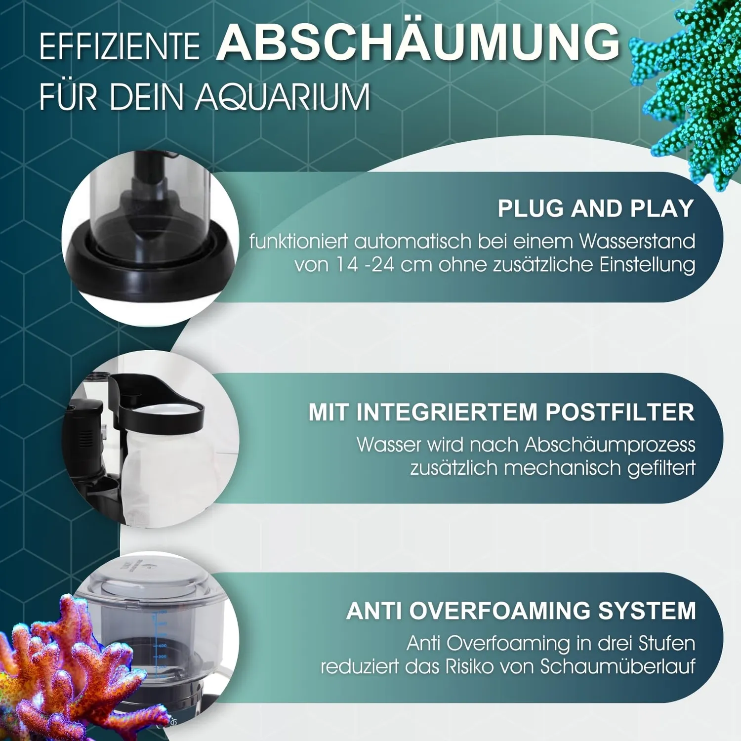 Tunze DOC Skimmer 9410 Abschäumer bis 1.000 L