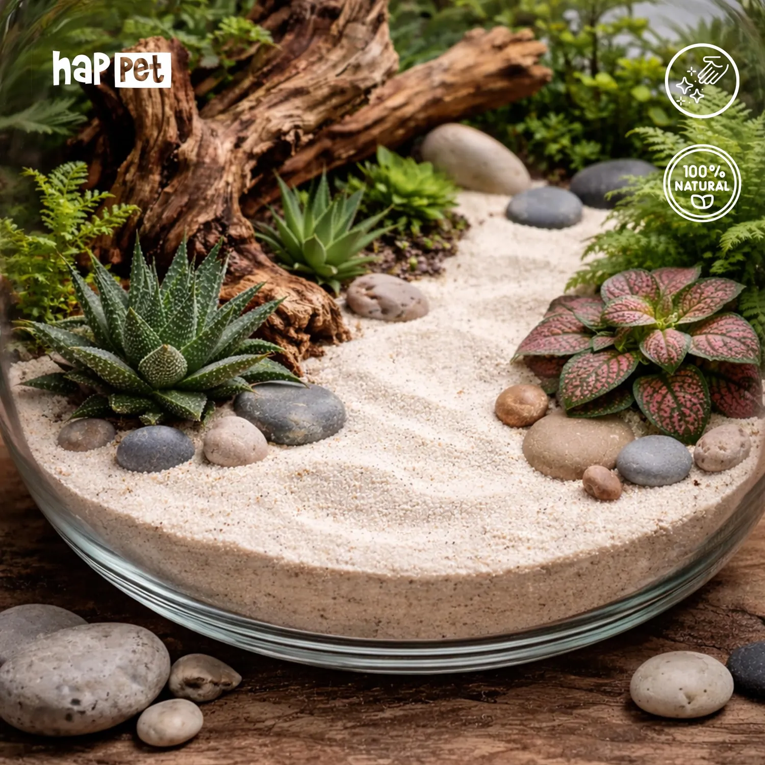 Happet Terrariensand Creme 10 kg Feinsand Bodengrund