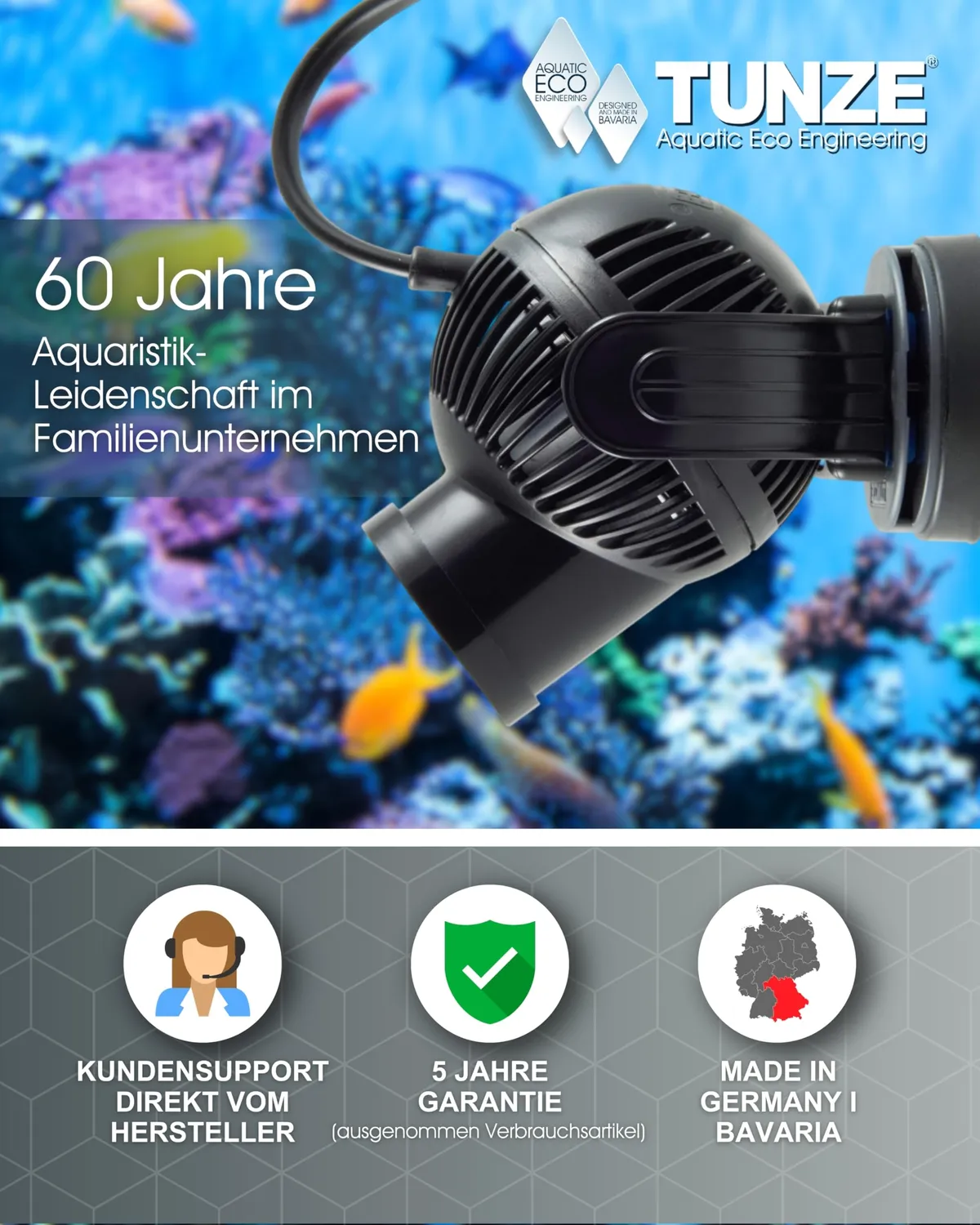 TUNZE Turbelle High Jet 5030 Wasserpumpe DC-Buchse