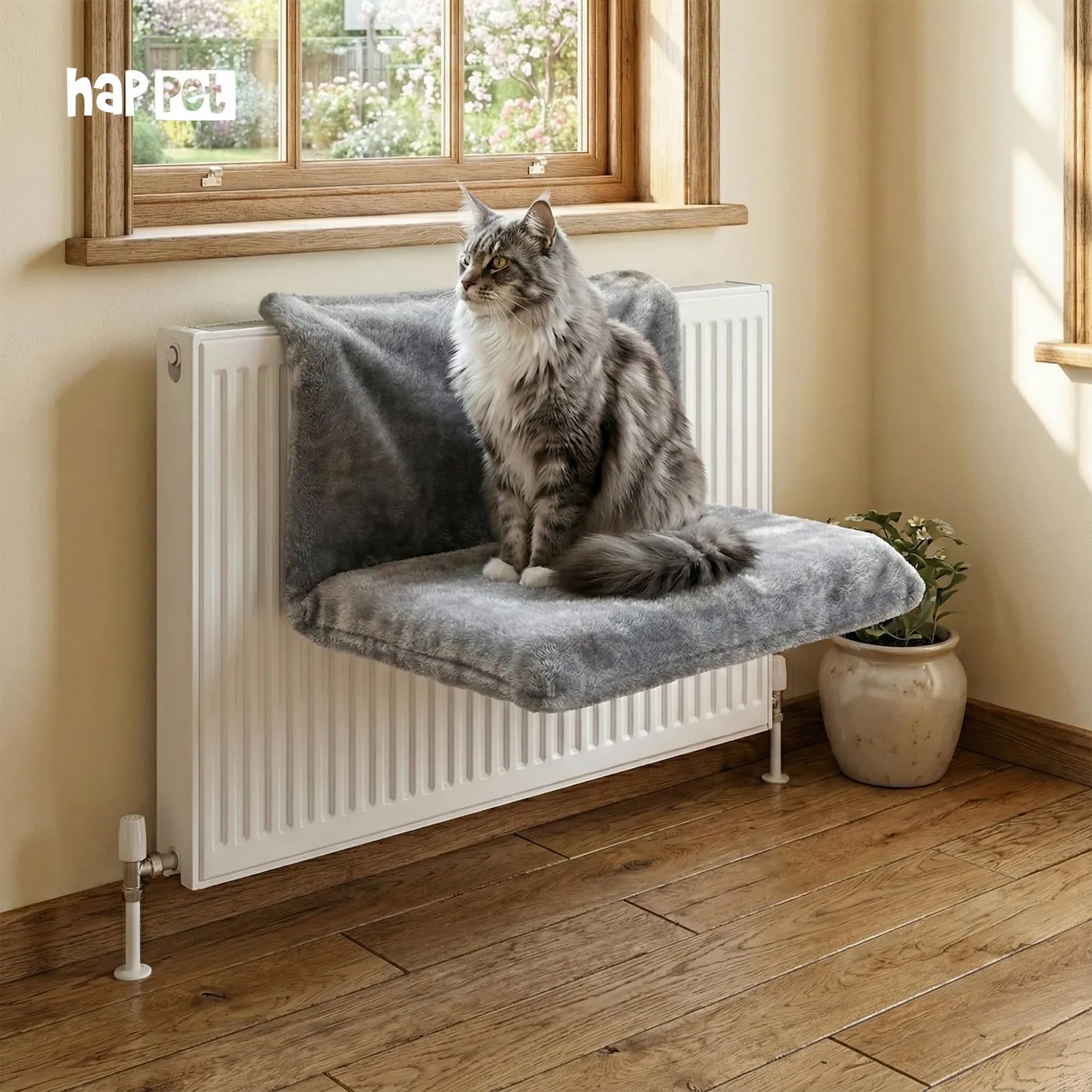 Happet CT25 Heizungsliege 45 cm Katzenbett Heizkörper