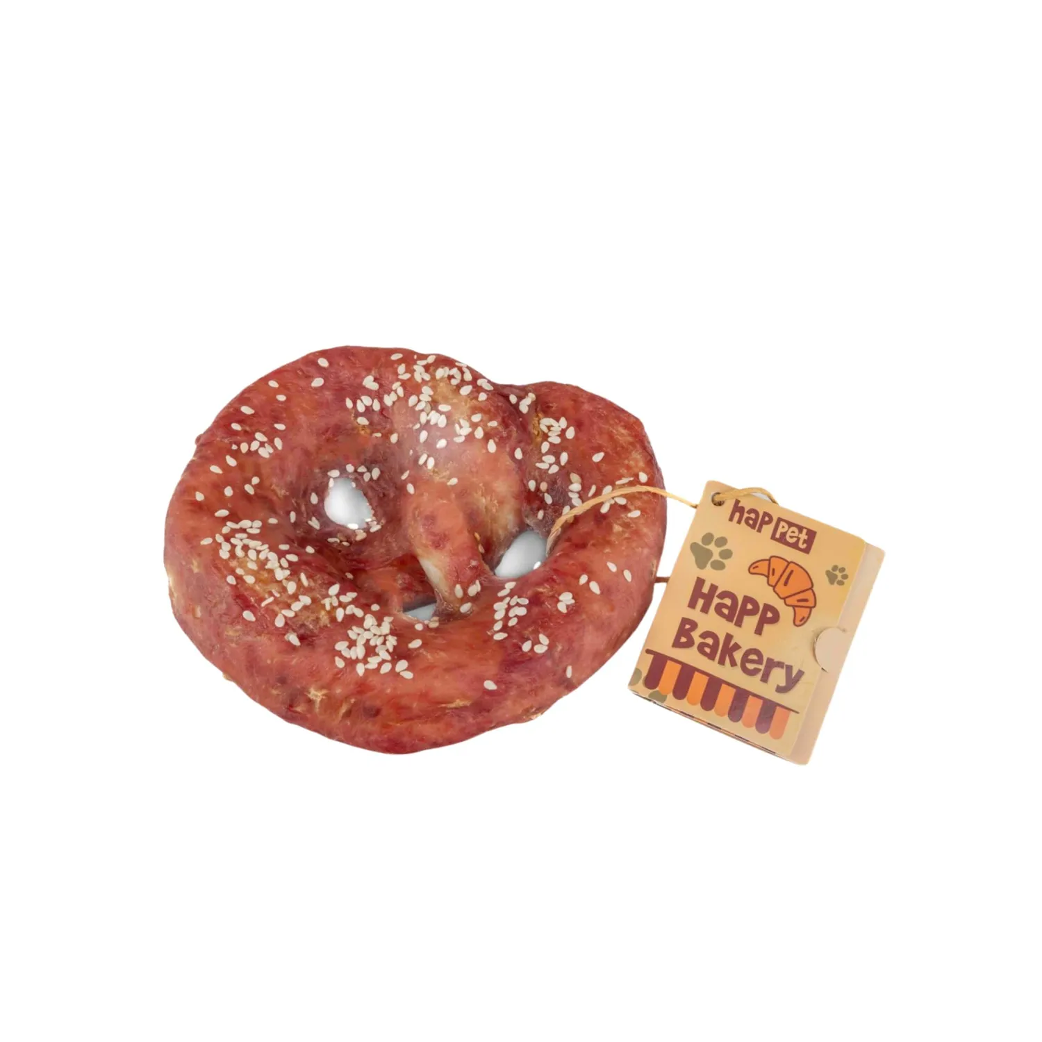 Happet Bakery Lamm Brezel Hundesnack 4 Stück getreidefrei