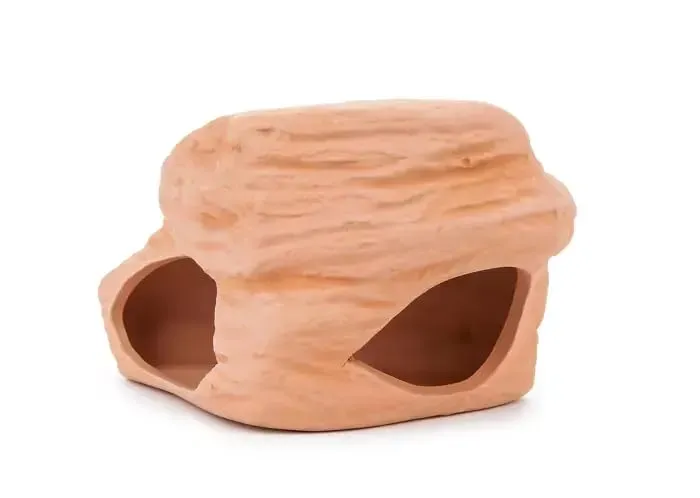 Happet Höhle 10 cm Keramikhöhle beige Garnelen