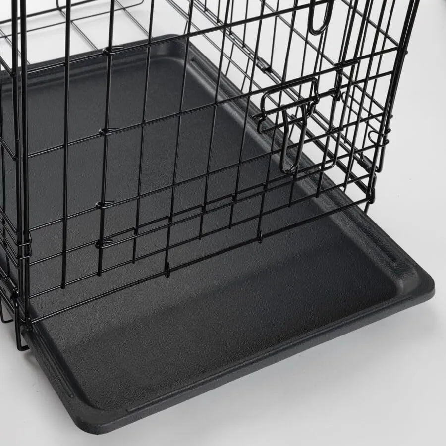 Happet Käfig M Hund 76x53x56 cm Metall links