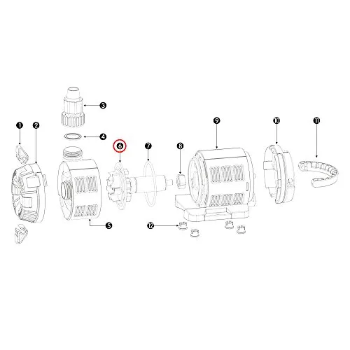 SunSun CET-8000 SuperEco Rotor Set Ersatzteil