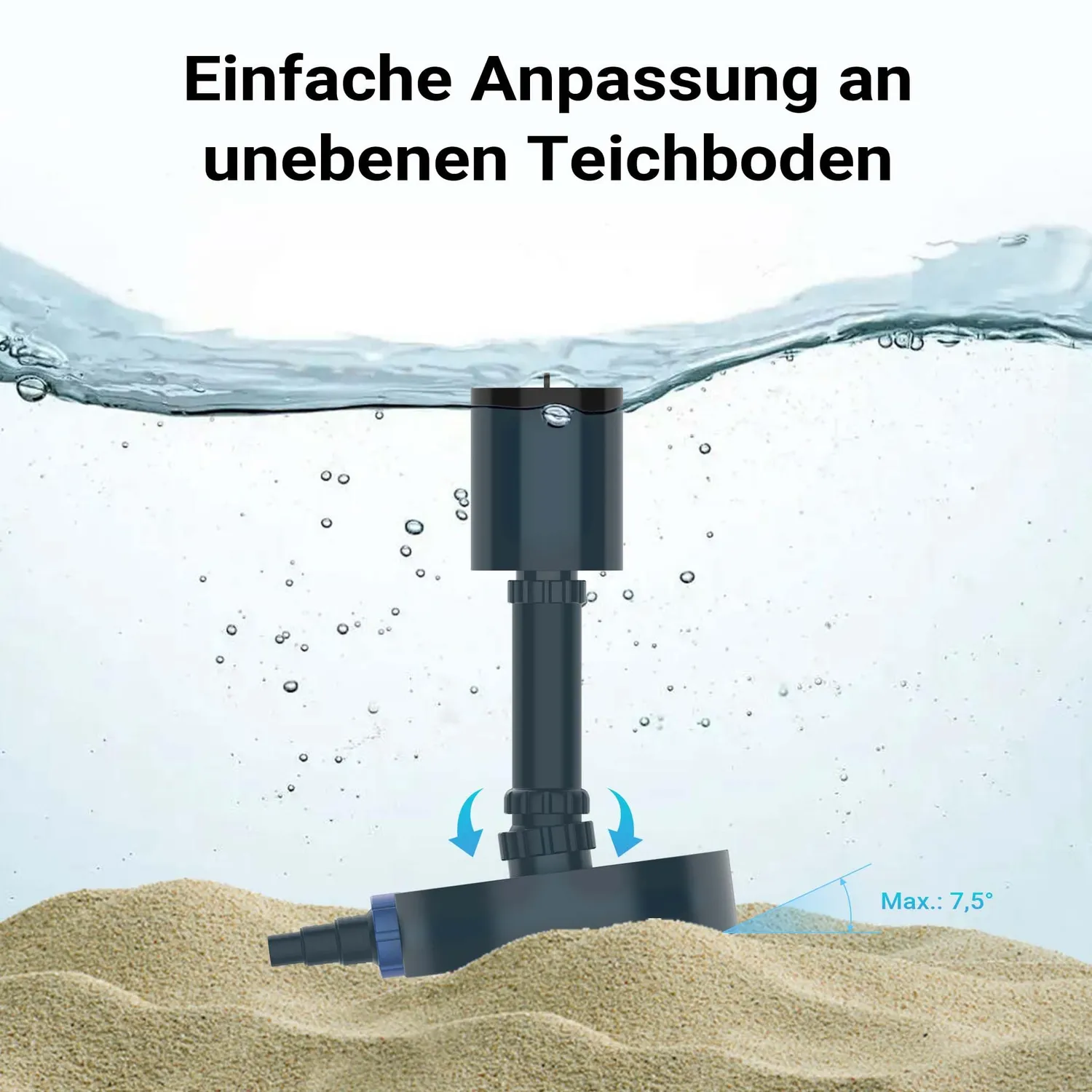 SunSun CSP-40 Standskimmer 16000 l/h bis 40 m²
