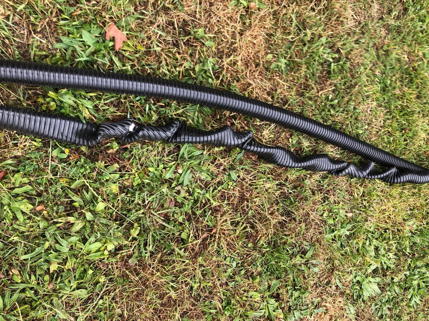 Wiltec Spiralschlauch 38 mm Förderschlauch 5 m schwarz