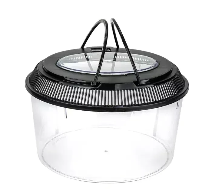 Happet Terra Box Transportbox 30x19 cm transparent Lüftungsdeckel