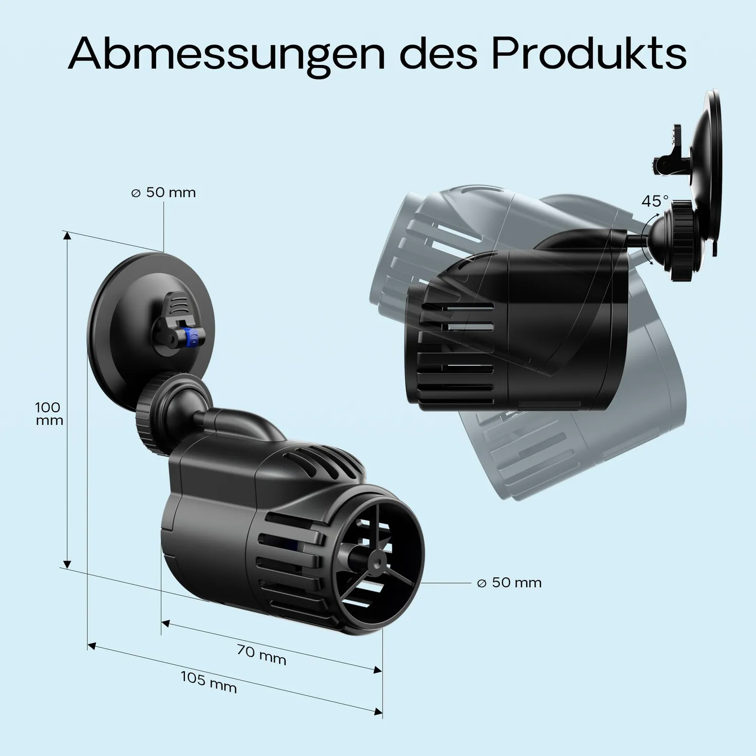 SunSun JVP-110A Strömungspumpe 2000 l/h 3 W Aquarium