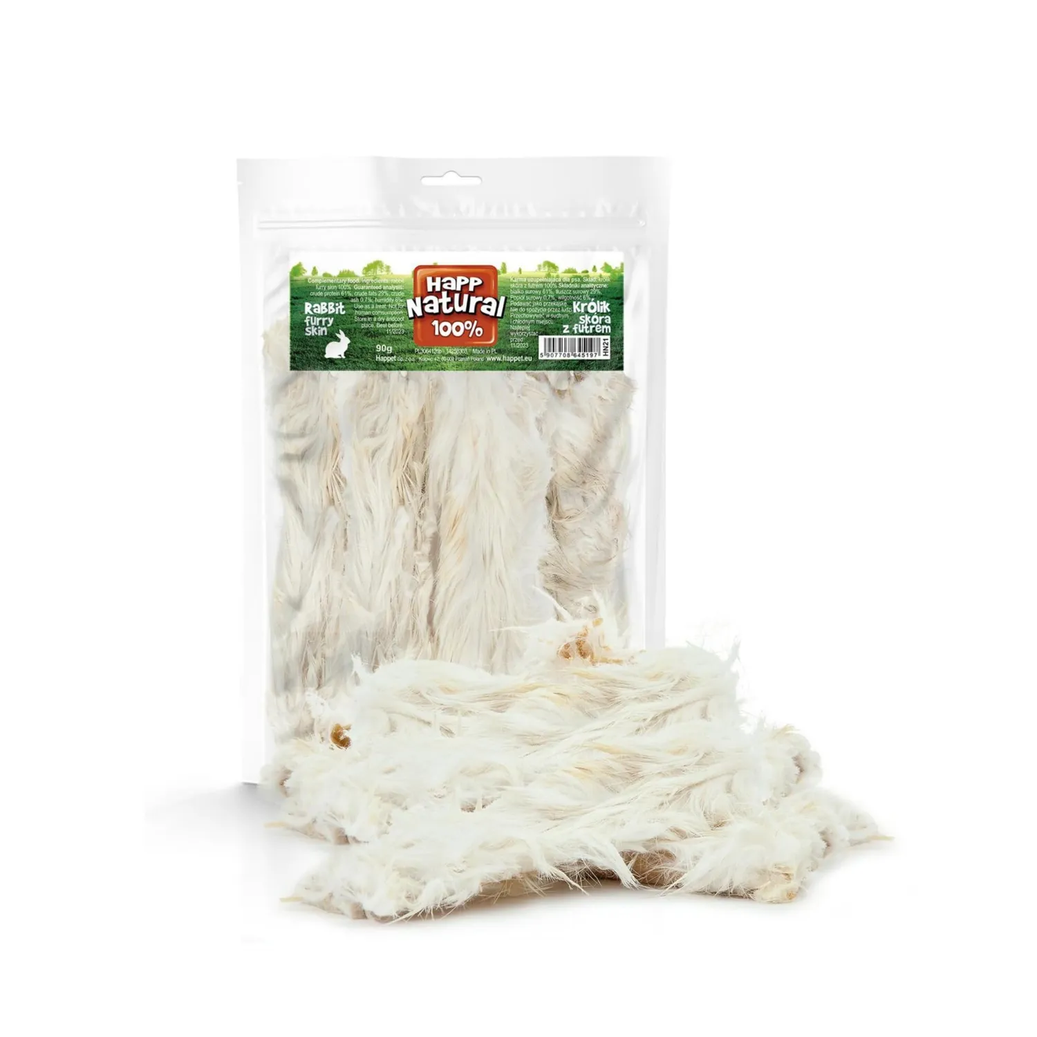 Happet Wildschweinhaut Kausnack Hund 200 g proteinreich