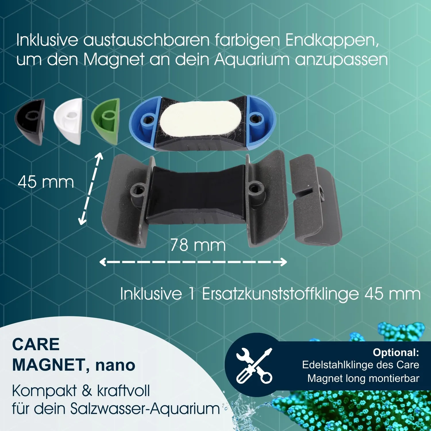 TUNZE Care Magnet Nano Scheibenreiniger 6-10 mm Glas