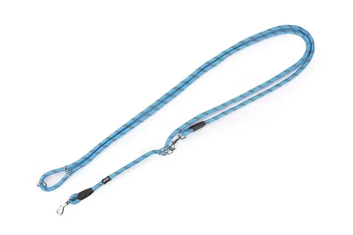 Happet Seilleine S Blau 3 m Nylon-Hundeleine verstellbar