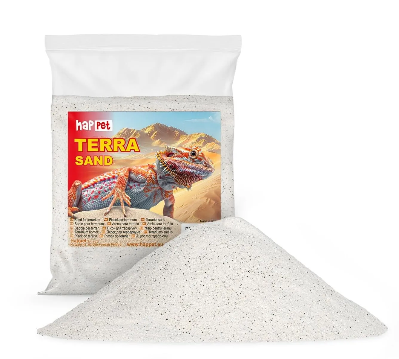 Happet Terrariensand Rot 5 kg 0,8-1,0 mm Wüstensand