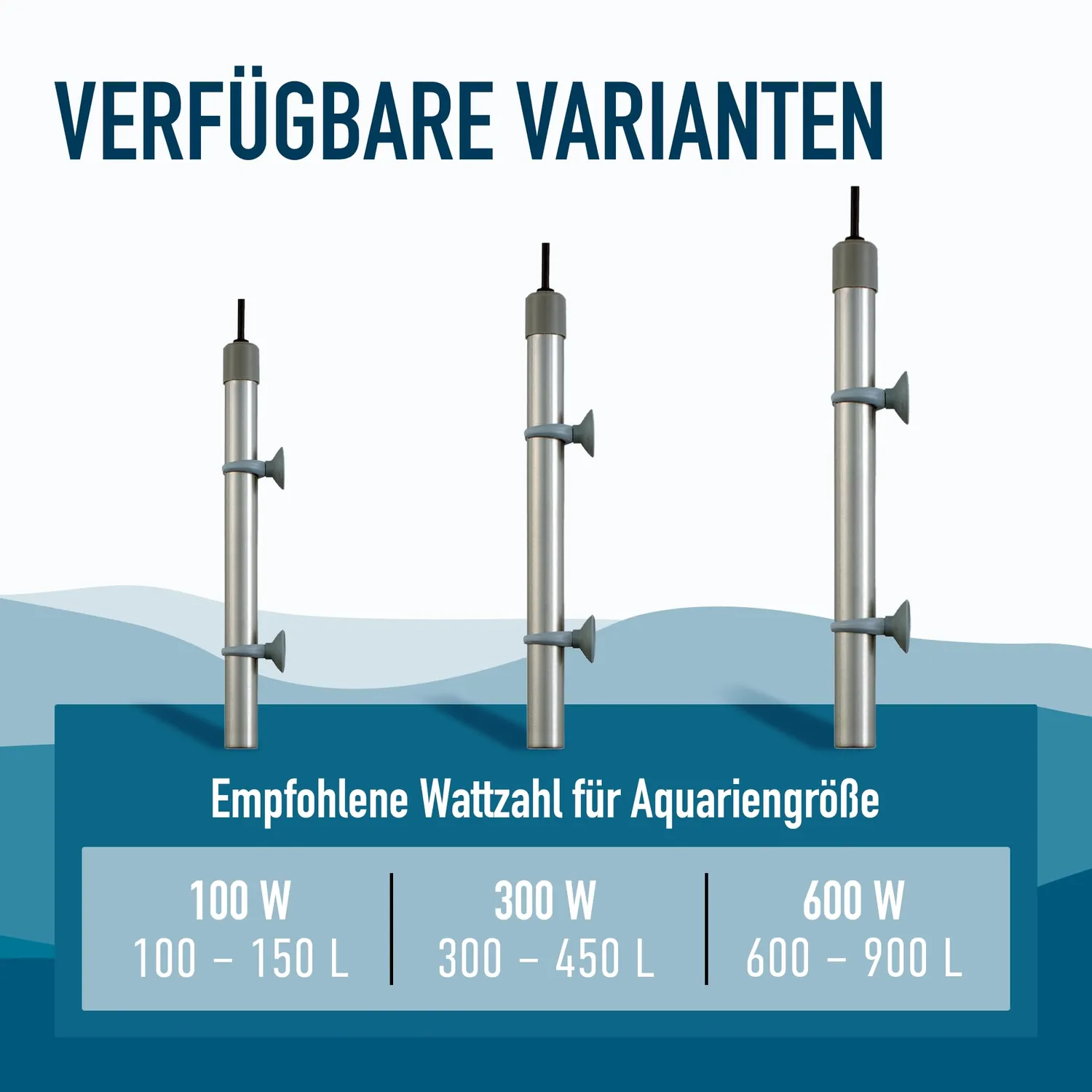 Marine Direct Titanheizstab 100W Aquarium bis 300 l