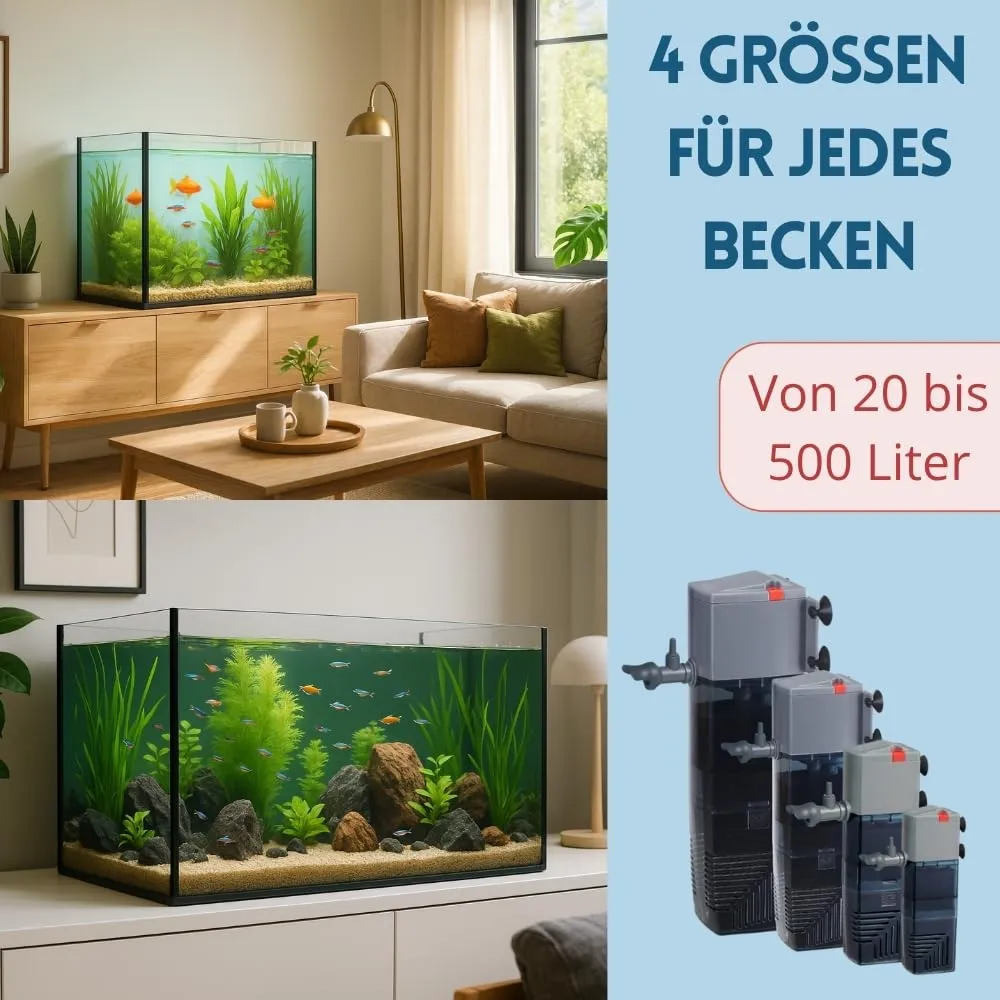 Happet ORCA 600 Innenfilter 600 l/h 120-250 L