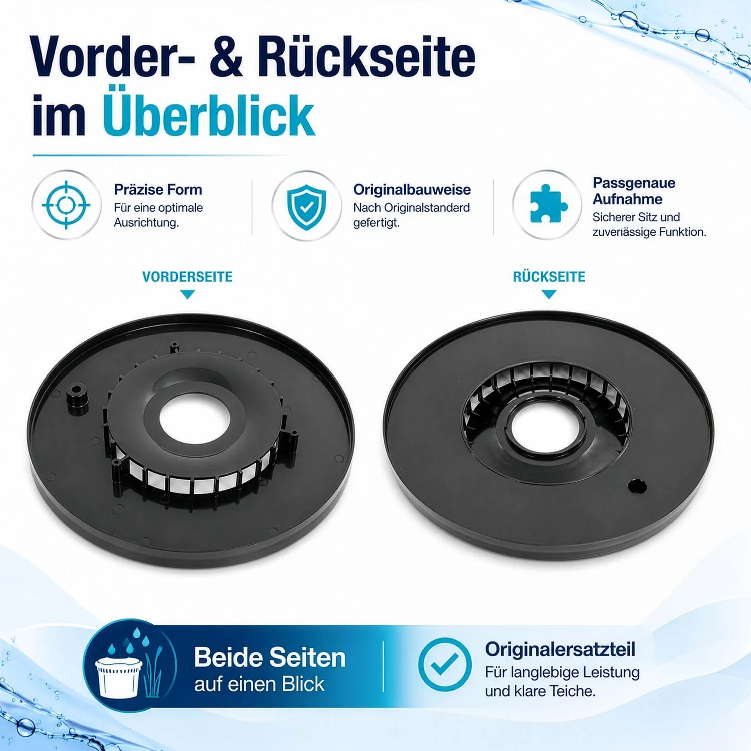 SunSun CPF-15000 Justierplatte Ø294mm Druckfilter Ersatzteil