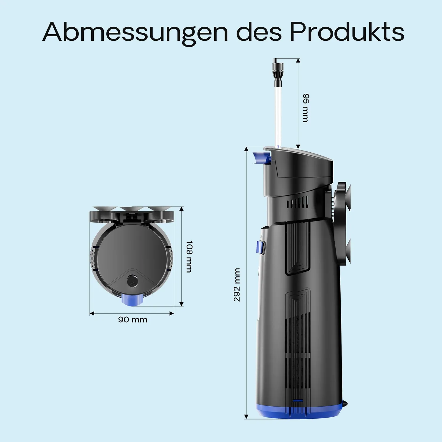 SunSun CUP-809 Innenfilter 700 l/h 9 W UV mit UVC-Klärer