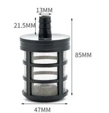Aqua-Noa 7114 Filter Guard Ansaugschutz 12/16mm Schwarz