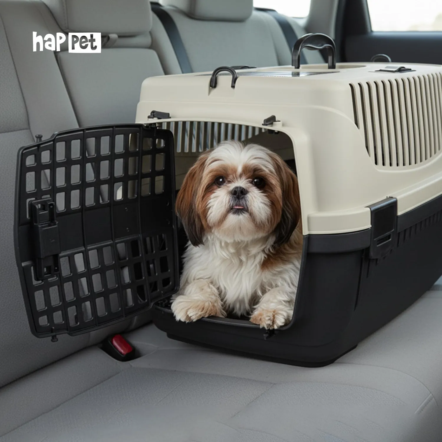 Happet Polly Transportbox S Beige-Braun 48 cm