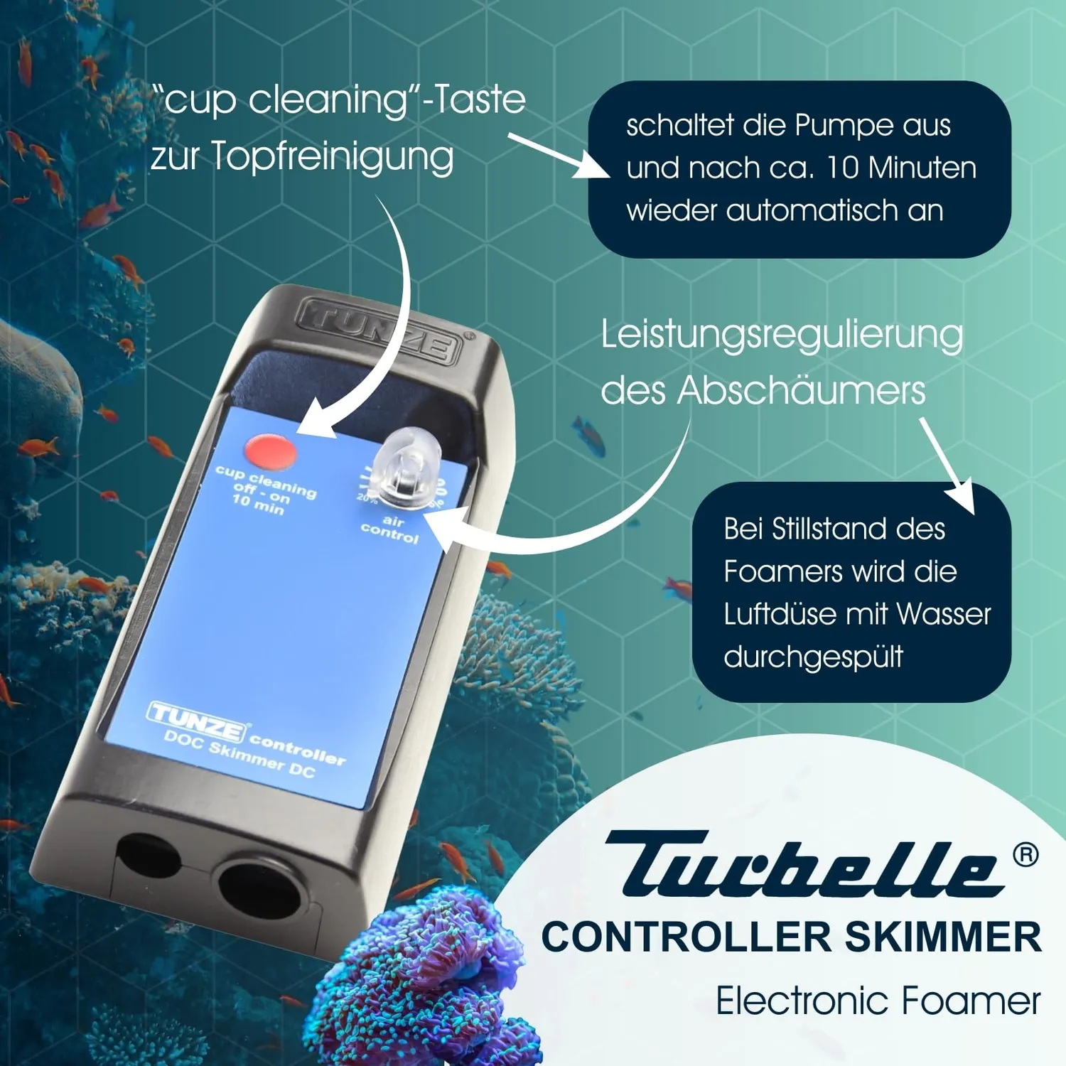 Tunze Comline DOC Skimmer 9004 DC Eiweißabschäumer 300 l